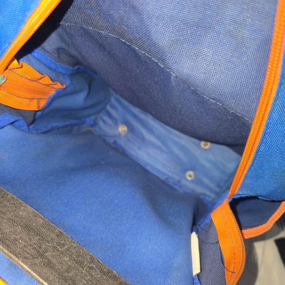 Vtg Rare Go Diego Go Kids Rolling Backpack Blue Orange To The Rescue‎ 15 inch